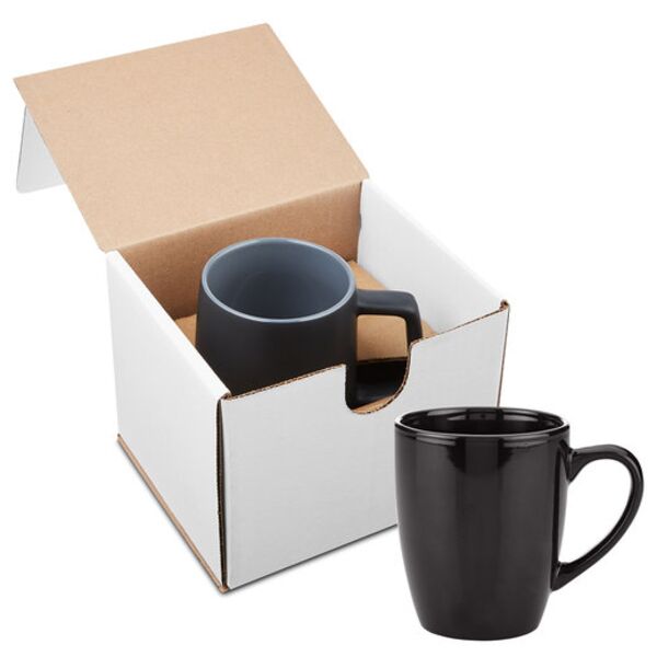 12oz Contemporary Challenger Café Ceramic Mug in Mailer Thumbnail